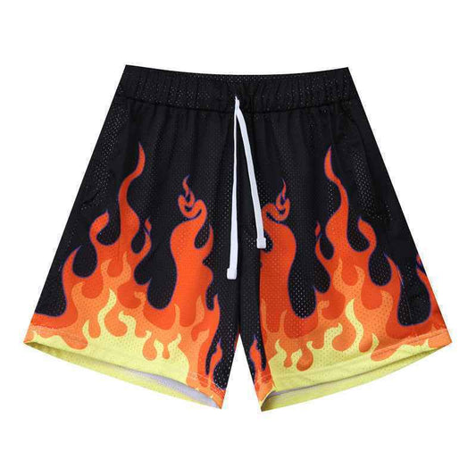 We Outside Summer Flame Shorts Black & Khaki