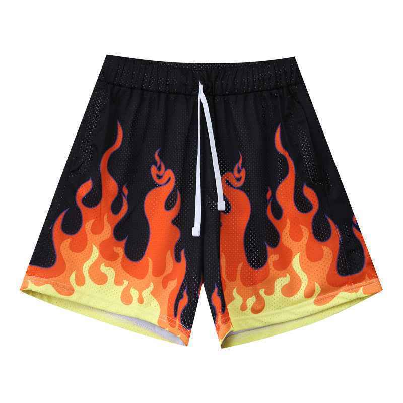 We Outside Summer Flame Shorts Black & Khaki