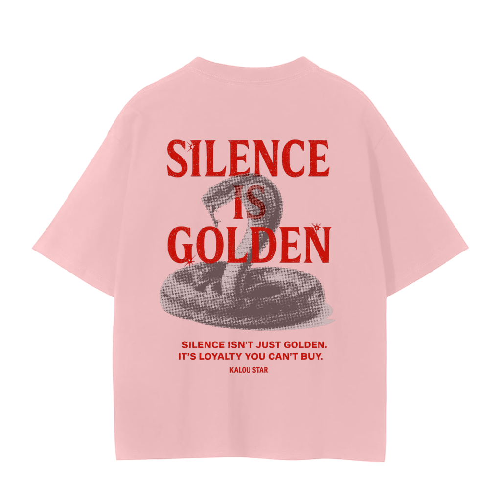 Silence is Golden T-Shirt Ruby