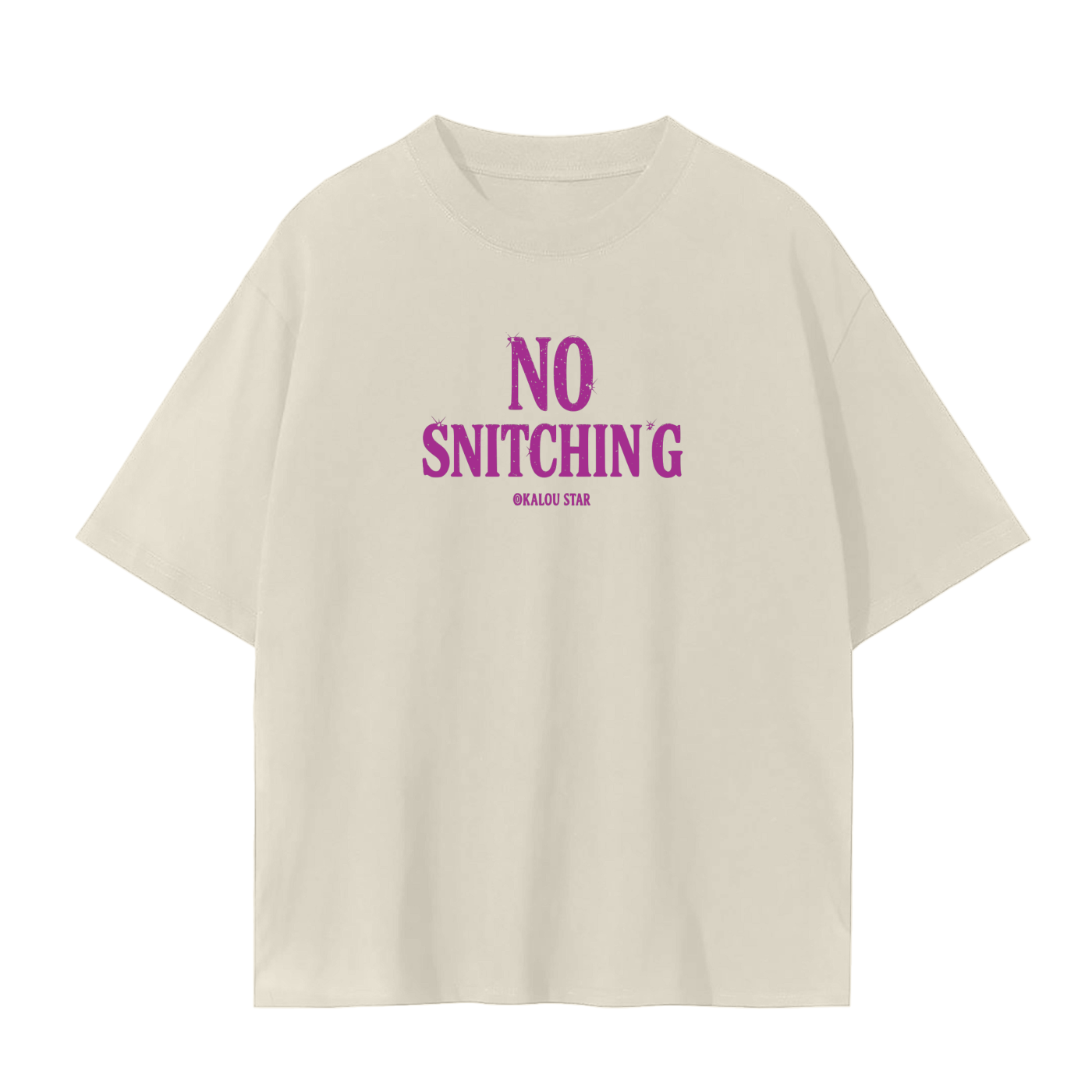 Silence is Golden T-Shirt Purple