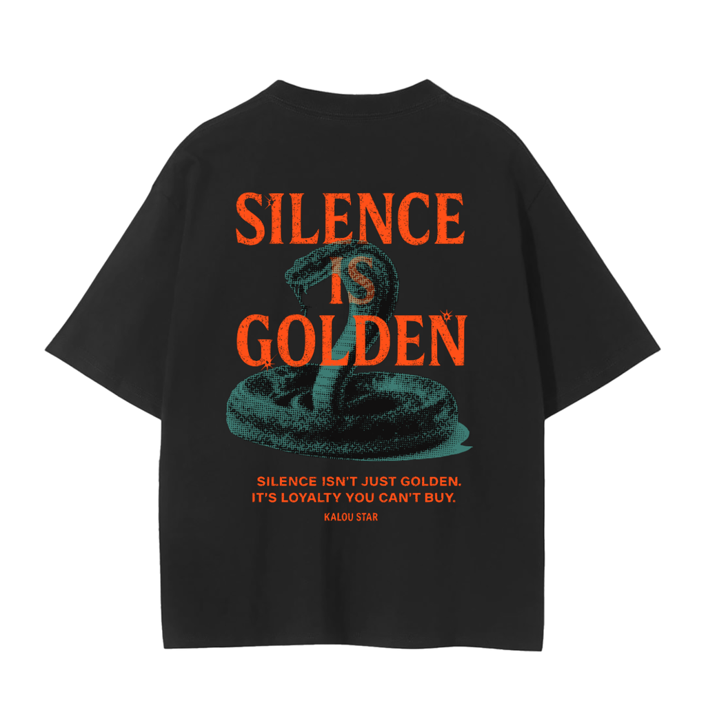 Silence is Golden T-Shirt Flame