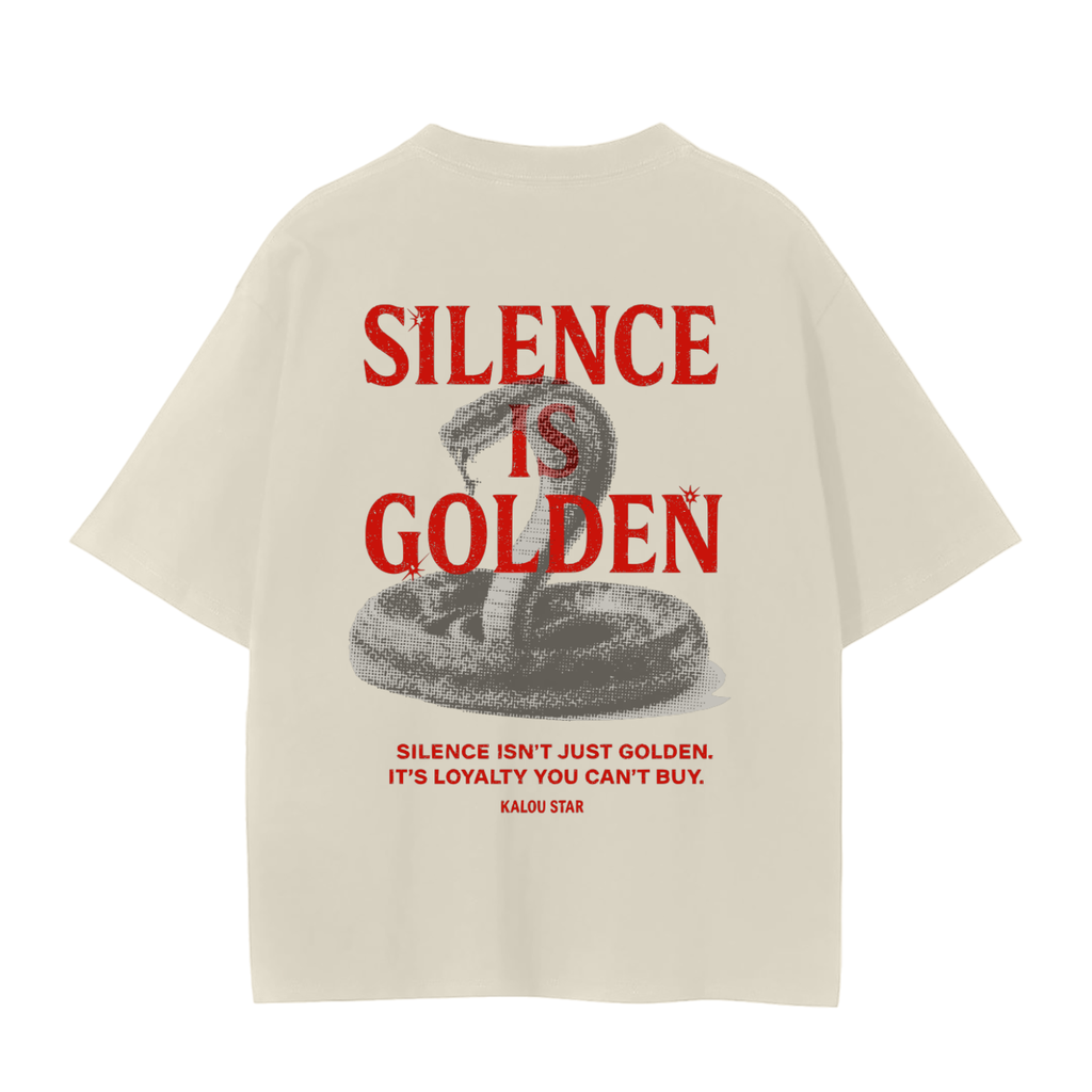 Silence is Golden T-Shirt Ruby