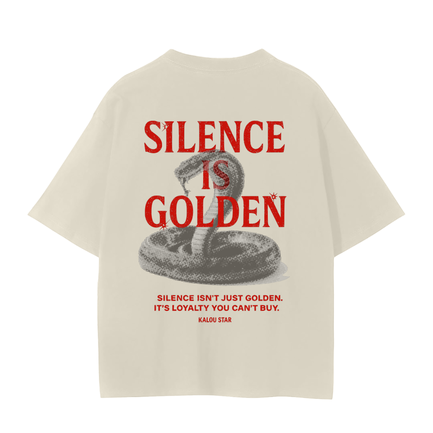 Silence is Golden T-Shirt Ruby