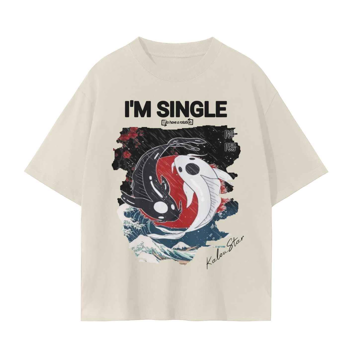 Josh Rotation Tee – Yin Yang  Unisex Seamless T-Shirt