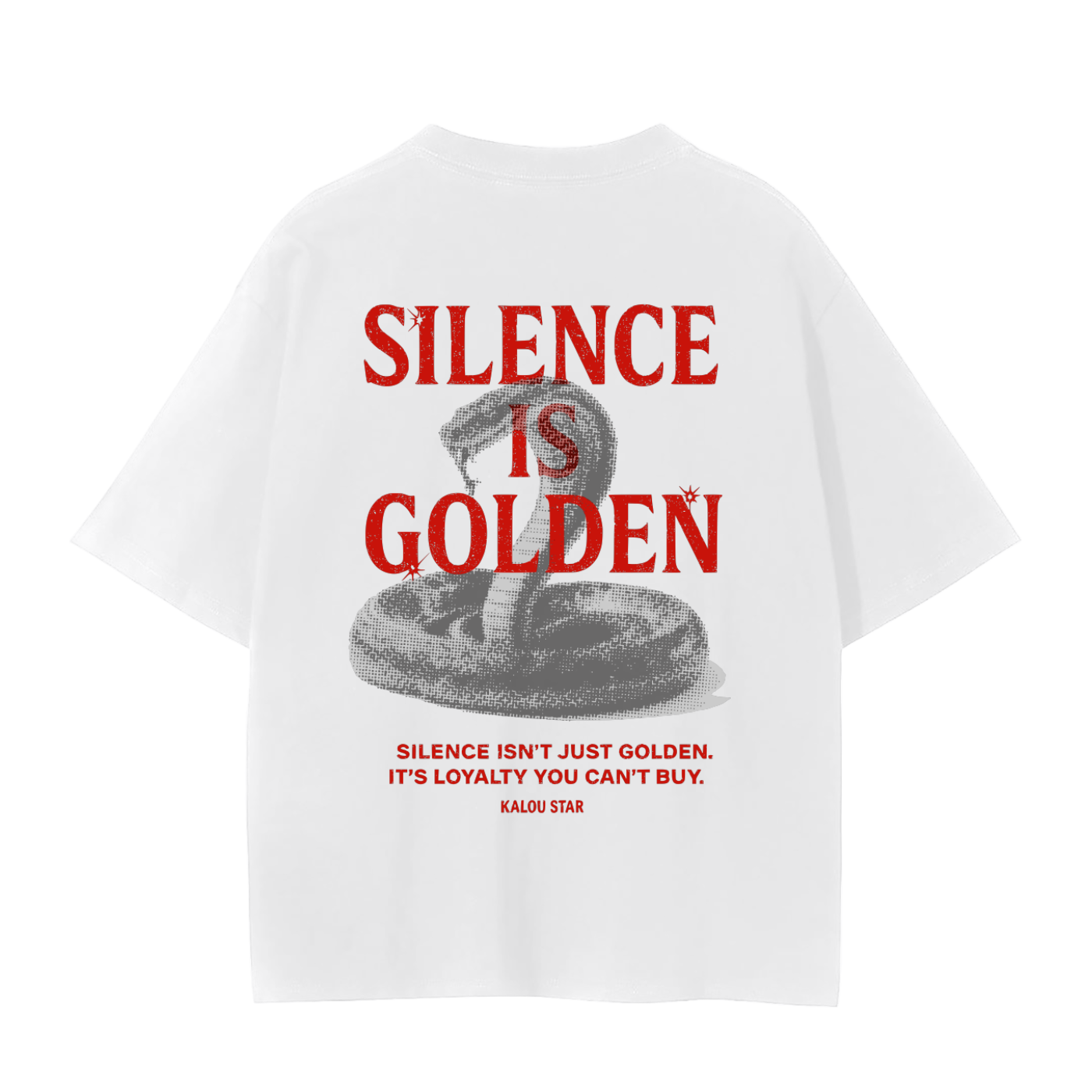 Silence is Golden T-Shirt Ruby