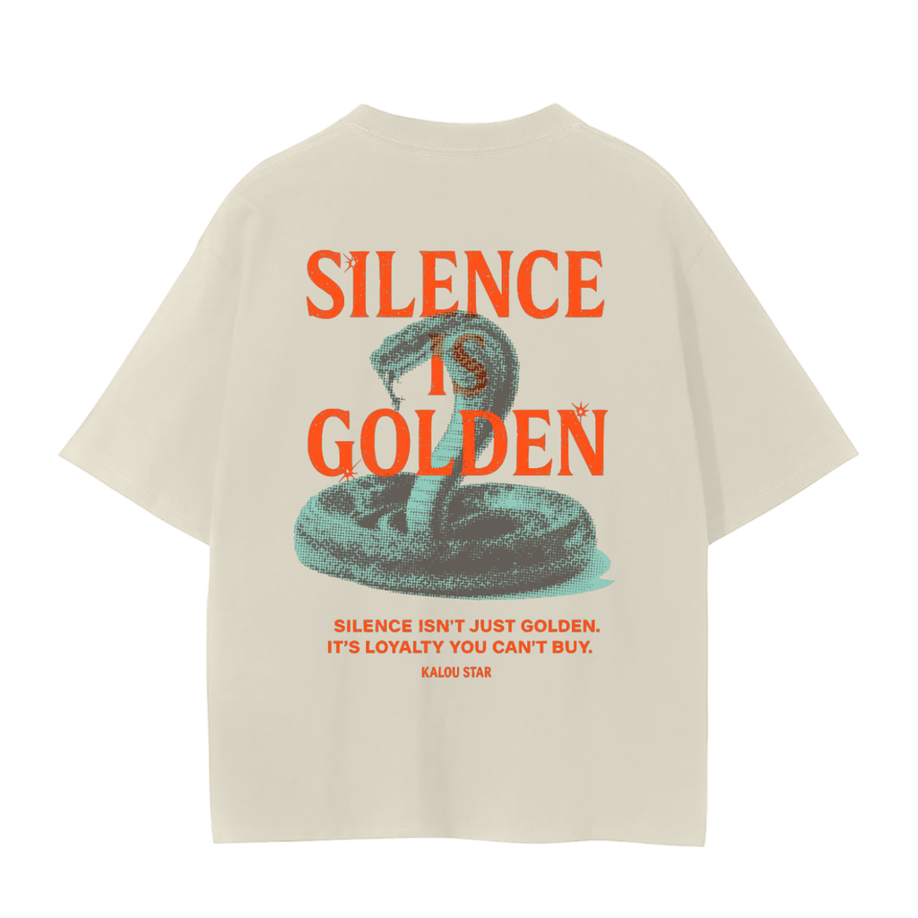 Silence is Golden T-Shirt Flame