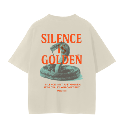 Silence is Golden T-Shirt Flame