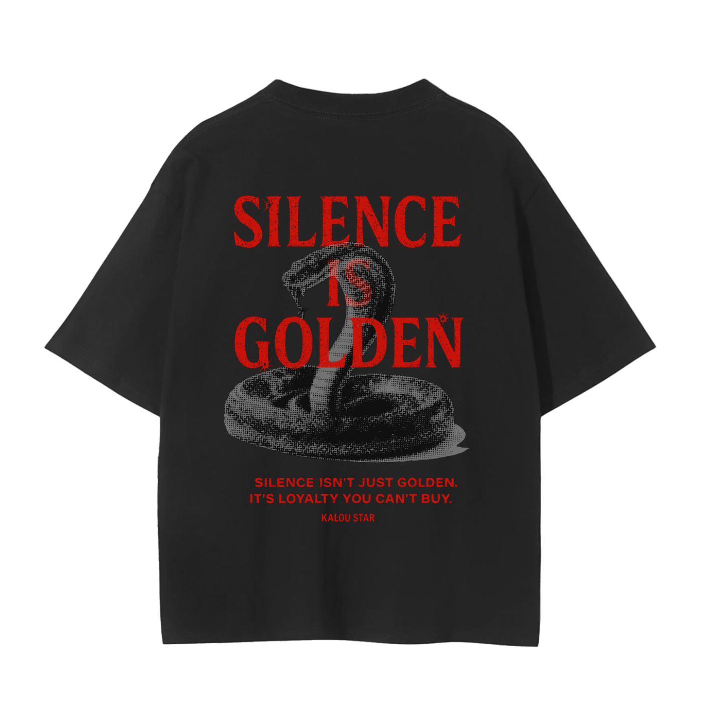 Silence is Golden T-Shirt Ruby