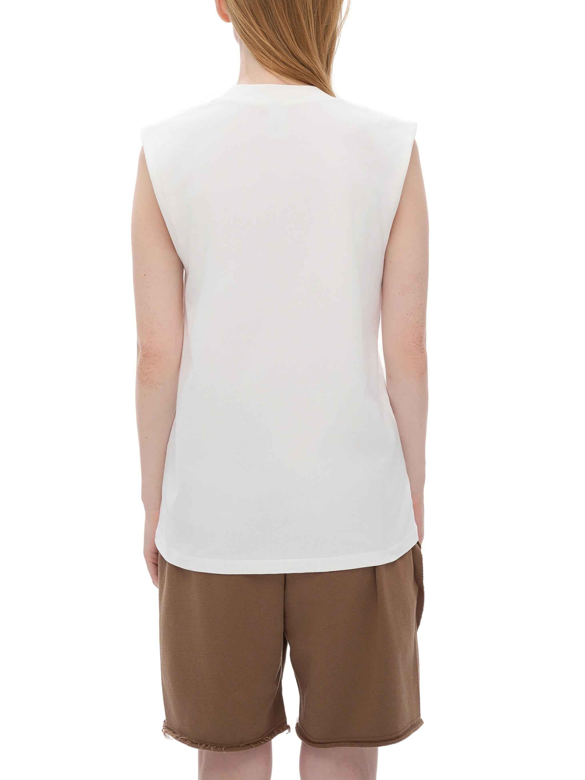 Military Blue Sleeveless Tank Top