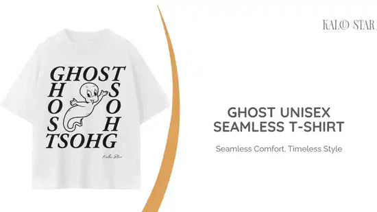 Ghost Unisex Seamless T-Shirt by@Outfy