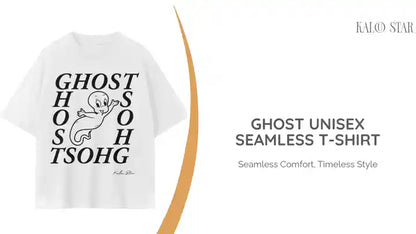 Ghost Unisex Seamless T-Shirt by@Outfy